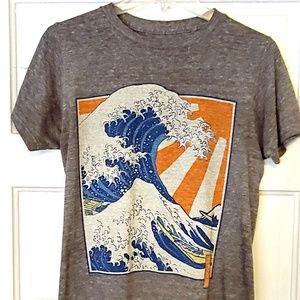 The Great Wave off Kanagawa Urban Outfitters Shirt